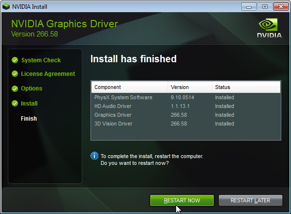 nvidia graphic driver for window 10 download